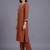 women ethnic motifs embroidered regular thread work kurta with trousers