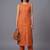 women printed regular kurta with trousers