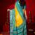 yellow ethnic motifs zari silk blend patola saree