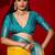yellow ethnic motifs zari silk blend patola saree