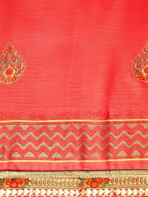 pink gotta patti poly georgette bandhani saree 4