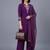 women ethnic motifs embroidered regular thread work kurta with palazzos & with dupatta