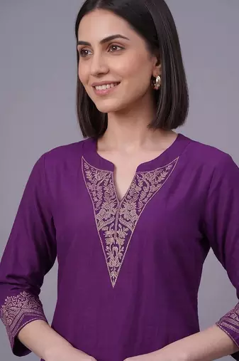 women ethnic motifs embroidered regular thread work kurta with palazzos & with dupatta