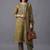 women ethnic motifs printed regular mirror work kurta with trousers & with dupatta
