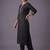 women ethnic motifs embroidered regular thread work kurta with trousers