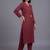 women regular kurta with trousers