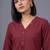 women regular kurta with trousers