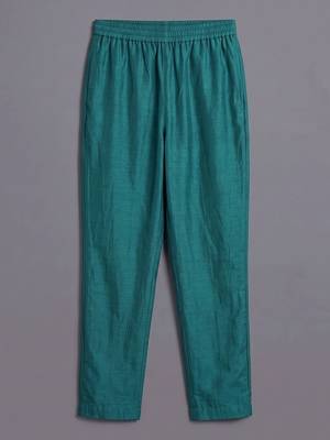 women ethnic motifs embroidered regular sequinned kurta with trousers & with dupatta 6