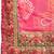 pink gotta patti poly georgette bandhani saree
