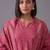 women ethnic motifs printed regular chanderi silk kurta with trousers & dupatta