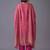 women ethnic motifs printed regular chanderi silk kurta with trousers & dupatta