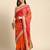 Pink gotta patti poly georgette bandhani saree