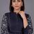 women floral embroidered regular thread work kurta with trousers