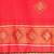 red gotta patti poly georgette bandhani saree