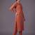 women ethnic motifs embroidered regular thread work kurta with trousers
