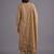 women striped regular chanderi silk kurta with trousers & with dupatta