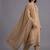 women striped regular chanderi silk kurta with trousers & with dupatta