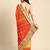 Red gotta patti poly georgette bandhani saree
