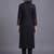 women regular sequinned kurta with trousers