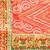 Red gotta patti poly georgette bandhani saree