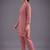 women ethnic motifs embroidered regular thread work kurta with trousers