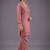 women ethnic motifs embroidered regular thread work kurta with trousers