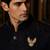 Gold plated zircon bird motif brooch