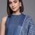 women ethnic motifs regular cotton kurta with trousers & with dupatta