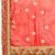 White white & red bandhani gotta patti half and half bandhani saree