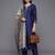 women ethnic motifs regular kurta with trousers & with dupatta
