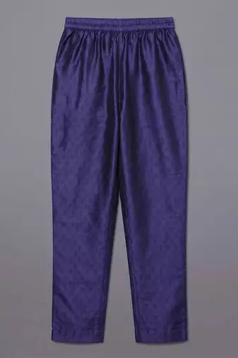 women ethnic motifs regular kurta with trousers & with dupatta
