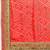 Pink pink & red bandhani gotta patti half and half bandhani saree
