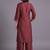 women regular mirror work kurta with palazzos