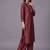 women regular mirror work kurta with palazzos