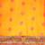 Yellow yellow & red bandhani beads and stones half and half bandhani saree