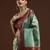 green woven design zari banarasi saree