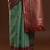 green woven design zari banarasi saree