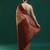 orange woven design zari banarasi saree