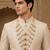 Gold plated layered pearl kundan groom mala necklace