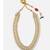 Gold plated multi layered pearl groom mala necklace