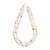 Gold plated layered pearl kundan mala necklace