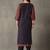 women ethnic motifs printed regular kurta with trousers