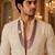 Gold plated layered purple beaded kundan groom mala necklace