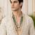 Gold plated layered green beaded kundan mala necklace
