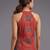 women ethnic motifs printed regular kurta with trousers