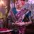 purple purple & blue ethnic motifs woven design zari banarasi saree