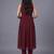 women ethnic motifs embroidered empire thread work kurta with trousers