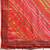 beige bandhani gotta patti pure chiffon saree