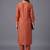 women ethnic motifs embroidered regular thread work kurta with trousers