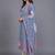 women printed regular kurta with trousers & with dupatta